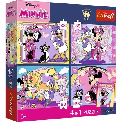 Puzzle 4x88 Trefl Premium Plus Kids Magiczne momenty 34704