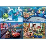 Puzzle 50 el. + 80 el. + 100 el. + 150 el. Bohaterowie bajek (Disney / Pixar)