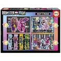 Puzzle 50 el. + 80 el. + 100 el. + 150 el. Monster High