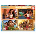 Puzzle 50 el. + 80 el. + 100 el. + 150 el. Vaiana 2