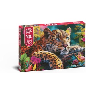 Puzzle 500 CherryPazzi Reclining Leopard 20166