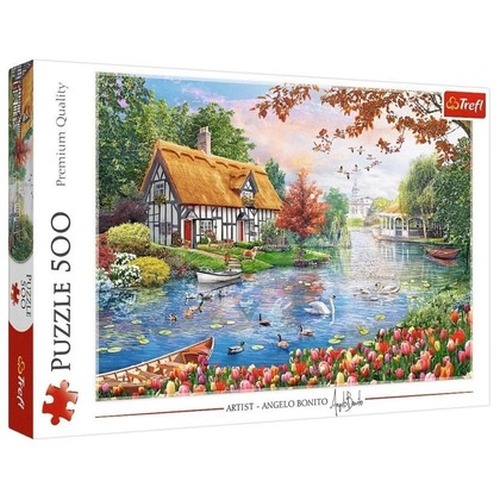 Puzzle 500 Cicha przystań TREFL