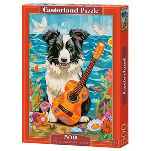 Puzzle 500 Collie Guitar and the Sea B-54008