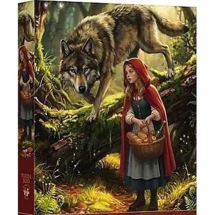 Puzzle 500 Czerwony Kapturek i Wilk TREFL