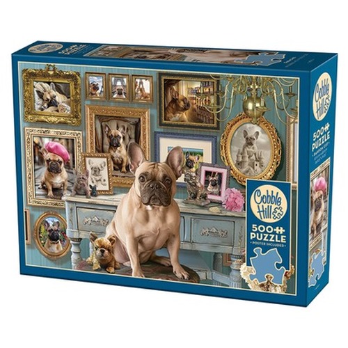 Puzzle 500 el. Buldog francuski