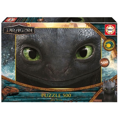 Puzzle 500 el. Jak wytresować smoka