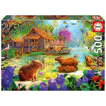 Puzzle 500 el. Kapibary