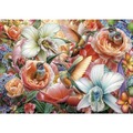 Puzzle 500 el. Kolibry i kwiaty