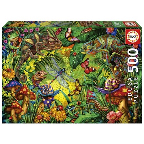 Puzzle 500 el. Kolorowy las