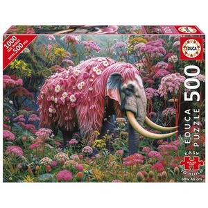 Puzzle 500 el. Kwiatowy słoń