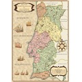 Puzzle 500 el. Mapa Portugalii z 1710 roku