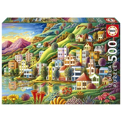 Puzzle 500 el. Miejskie nabrzeże