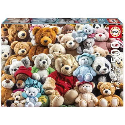 Puzzle 500 el. Pluszowe misie