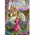 Puzzle 500 el. Wróżka i jednorożec