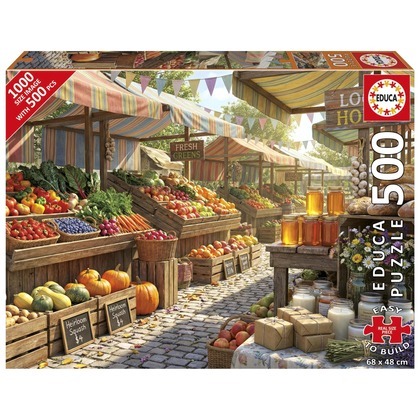 Puzzle 500 el. Zdrowa żywność