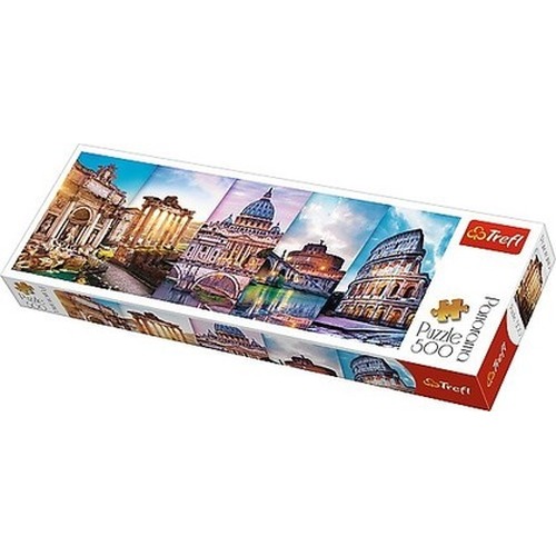 Puzzle 500 elementów Panorama - Podróż do Włoch