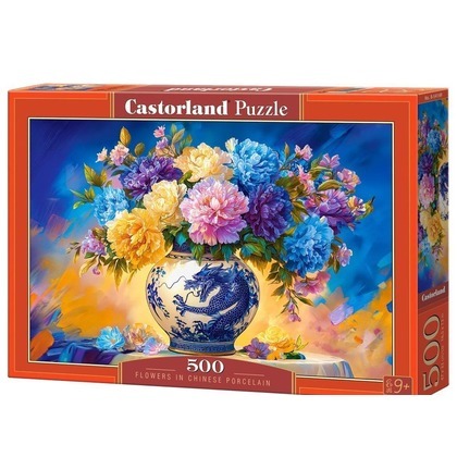Puzzle 500 Flowers in Chinese Porcelain CASTOR