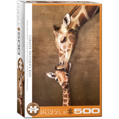 Puzzle 500 Giraffe Mother\'s Kiss 6500-0301