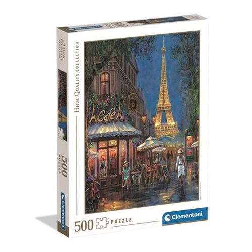 Puzzle 500 HQ Night at the Eiffel Cafe 35571