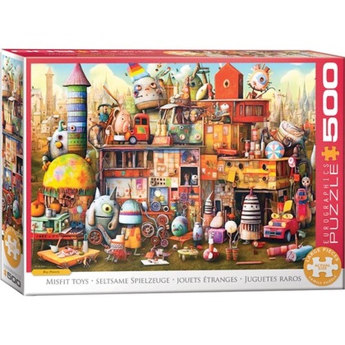 Puzzle 500 Misfit Toys by Ray Powers 6500-5909