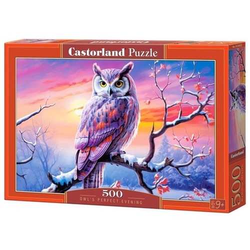 Puzzle 500 Owl\'s Perfect Evening CASTOR