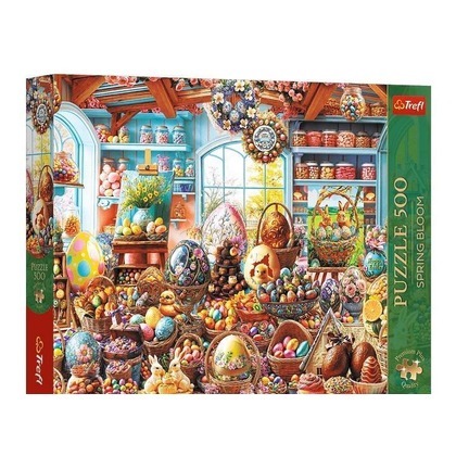 Puzzle 500 Premium Plus Wielkanocny sklepik TREFL