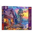 Puzzle 500 Przystań o zachodzie słońca TREFL