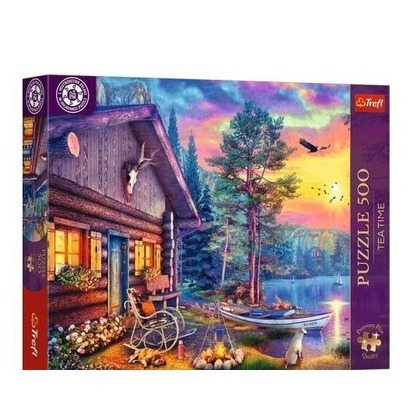 Puzzle 500 Przystań o zachodzie słońca TREFL