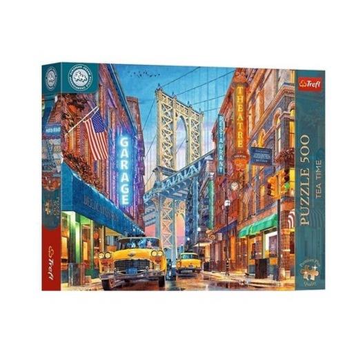 Puzzle 500 Tea Time: Widok na Manhattan TREFL