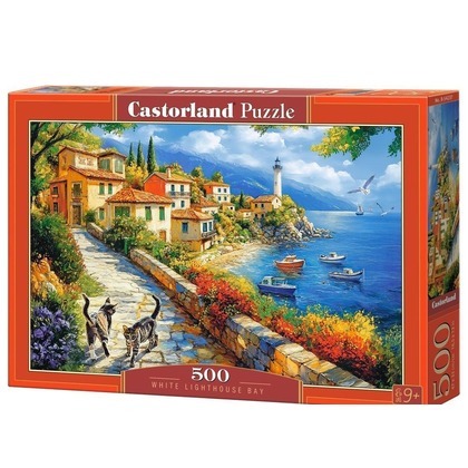 Puzzle 500 White Lighthouse Bay CASTOR