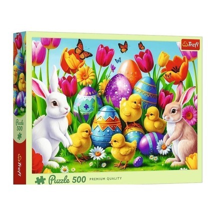 Puzzle 500 Wielkanocna łąka TREFL