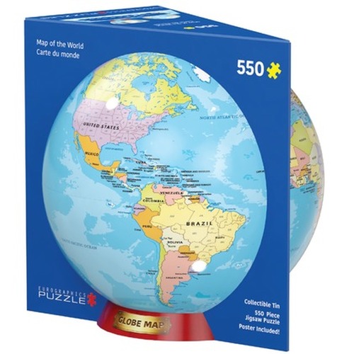 Puzzle 550 TIN Map of the World 8551-5863