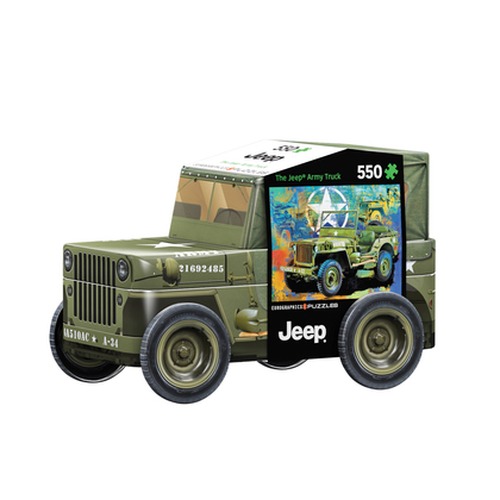 Puzzle 550 TIN Military Jeep 8551-5598