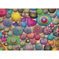 Puzzle 592 el. HEXAGON Mandala