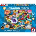 Puzzle 592 el. HEXAGON Potpourri z kamieni szlachetnych