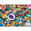 Puzzle 592 el. HEXAGON Potpourri z kamieni szlachetnych