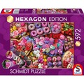 Puzzle 592 el. HEXAGON Ulubione smakołyki