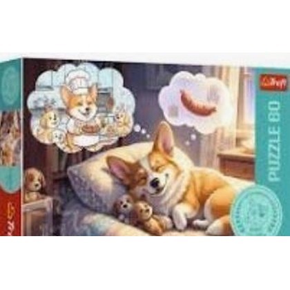 Puzzle 60 Corgi w krainie snów TREFL