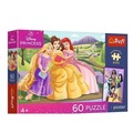 Puzzle 60 Disney Princess + plakat TREFL