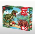 Puzzle 60 Drapieżne dinozaury Grałamigłówka