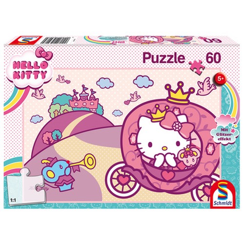 Puzzle 60 el. HELLO KITTY Księżniczka