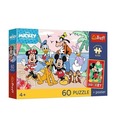 Puzzle 60 Mickey and Friends + plakat TREFL