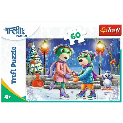 Puzzle 60 Zima u Treflików TREFL