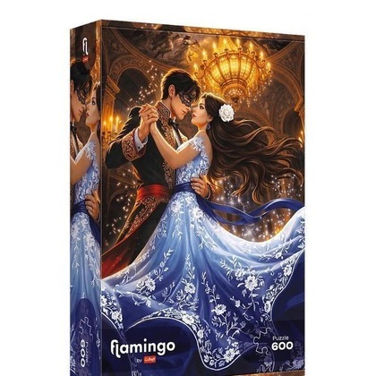 Puzzle 600 Flamingo - Romantasy TREFL