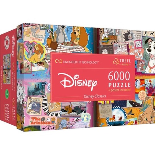 Puzzle 6000 UFT Disney The Great Book of Disney 81037