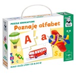 Puzzle 69 edukacyjne Poznaję alfabet 3-6 lat