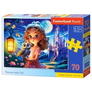 Puzzle 70 Princess with Owl B-070190