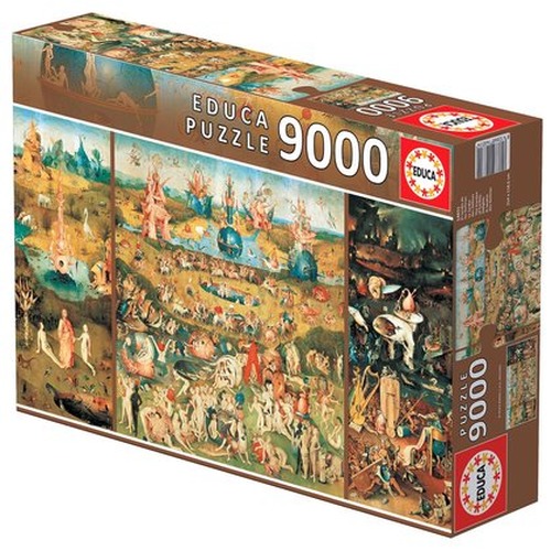 Puzzle 9000 el. Ogród rozkoszy ziemskich, Hieronim Bosch