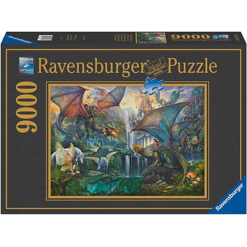 Puzzle 9000 elementów Smok