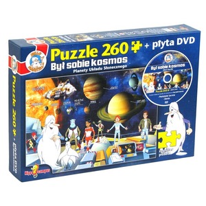 Puzzle Był sobie kosmos + DVD